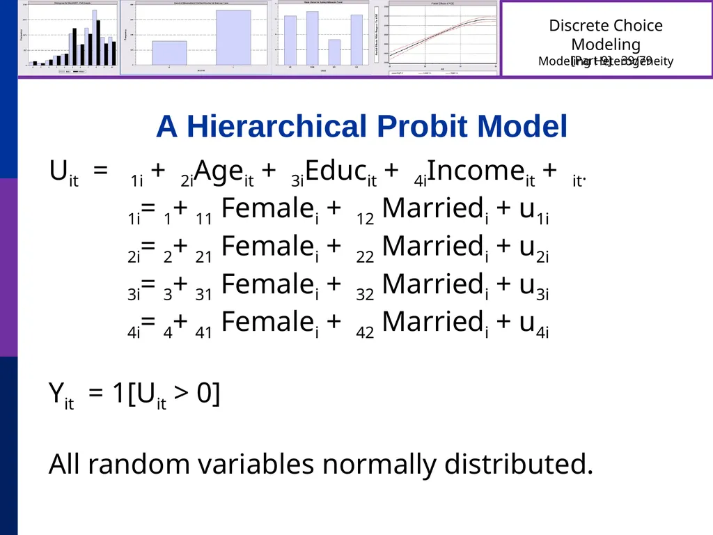 Discrete Choice Modeling William Greene Stern - slide 39 of 79