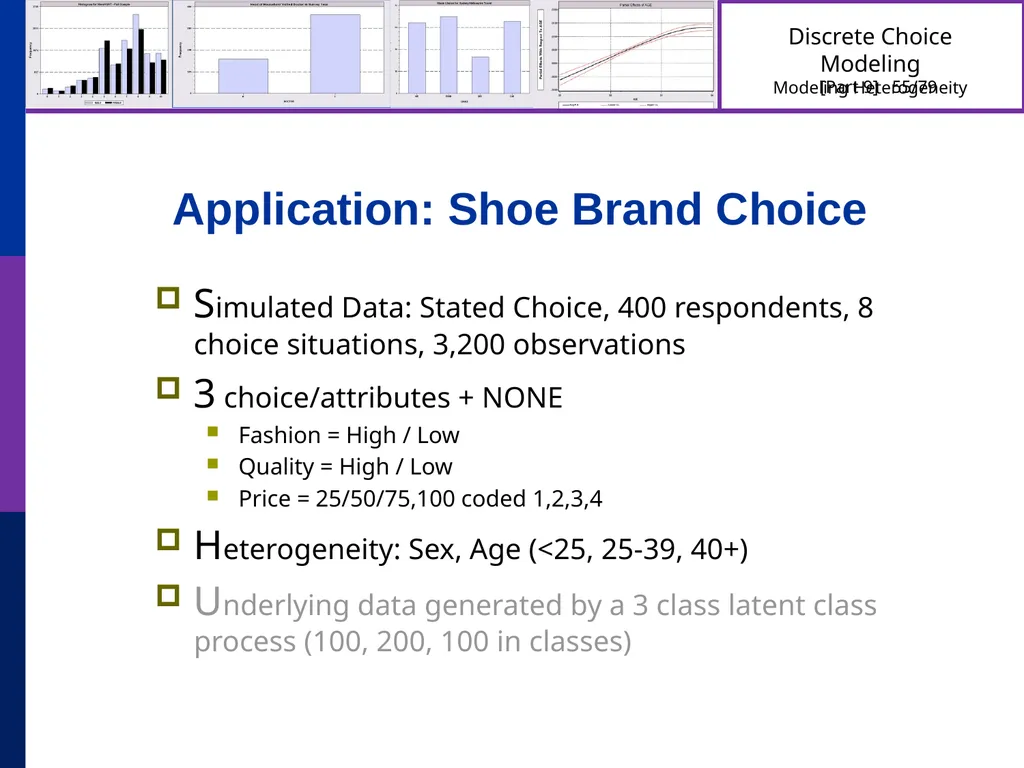Discrete Choice Modeling William Greene Stern - slide 55 of 79