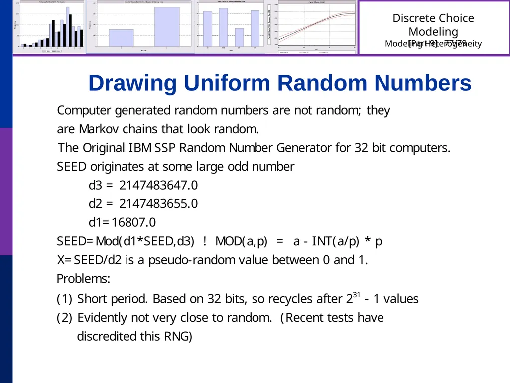 Discrete Choice Modeling William Greene Stern - slide 77 of 79
