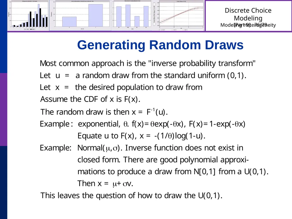 Discrete Choice Modeling William Greene Stern - slide 76 of 79