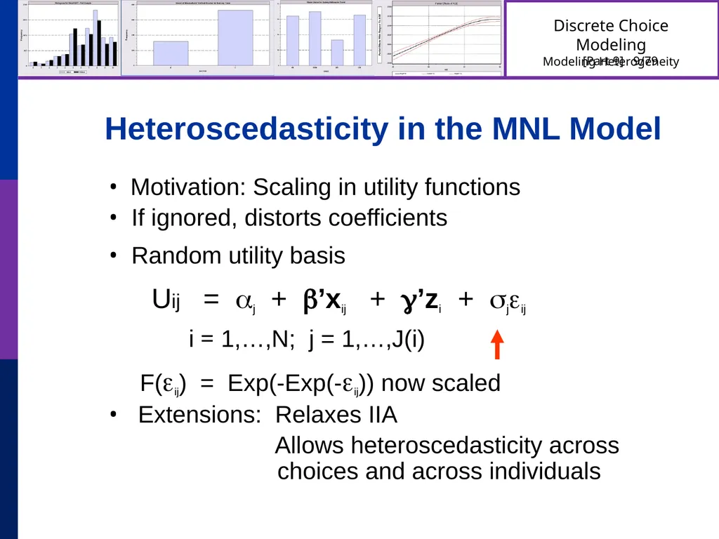Discrete Choice Modeling William Greene Stern - slide 9 of 79