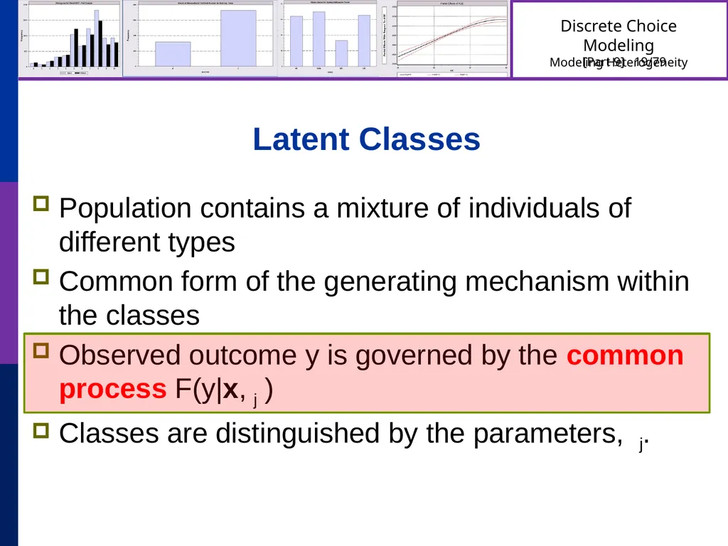 Discrete Choice Modeling William Greene Stern - slide 19 of 79