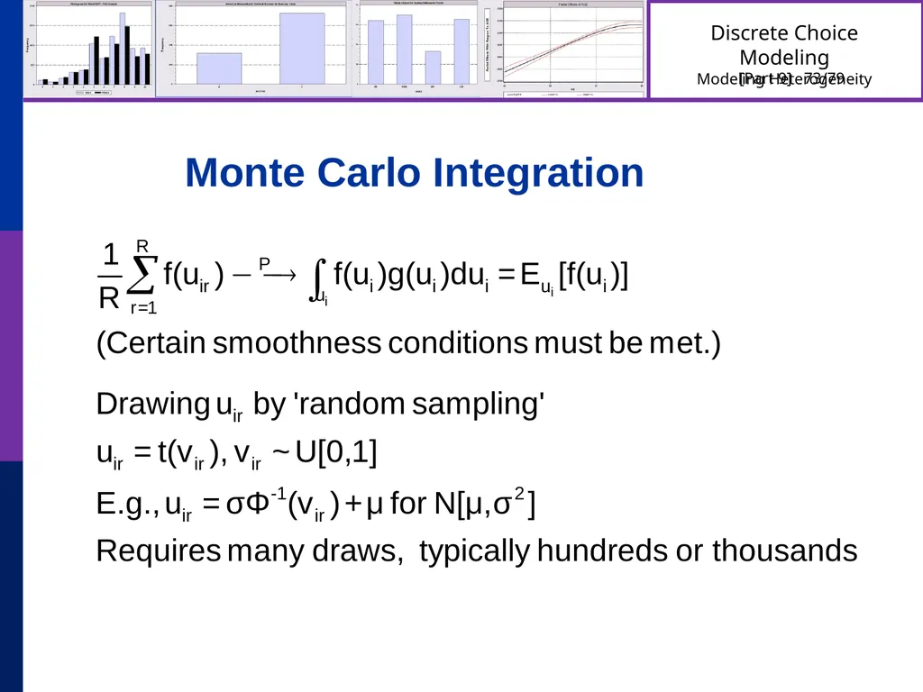 Discrete Choice Modeling William Greene Stern - slide 73 of 79