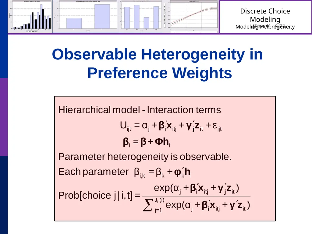 Discrete Choice Modeling William Greene Stern - slide 8 of 79