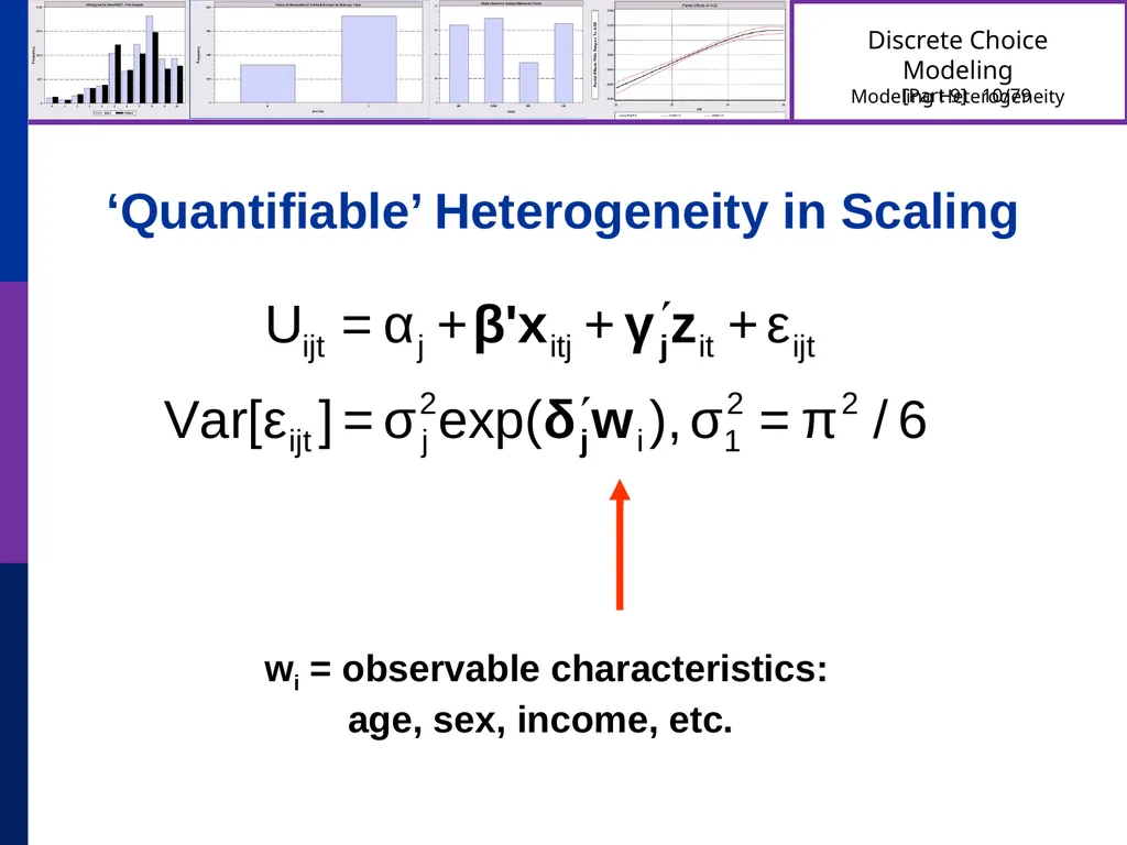 Discrete Choice Modeling William Greene Stern - slide 10 of 79