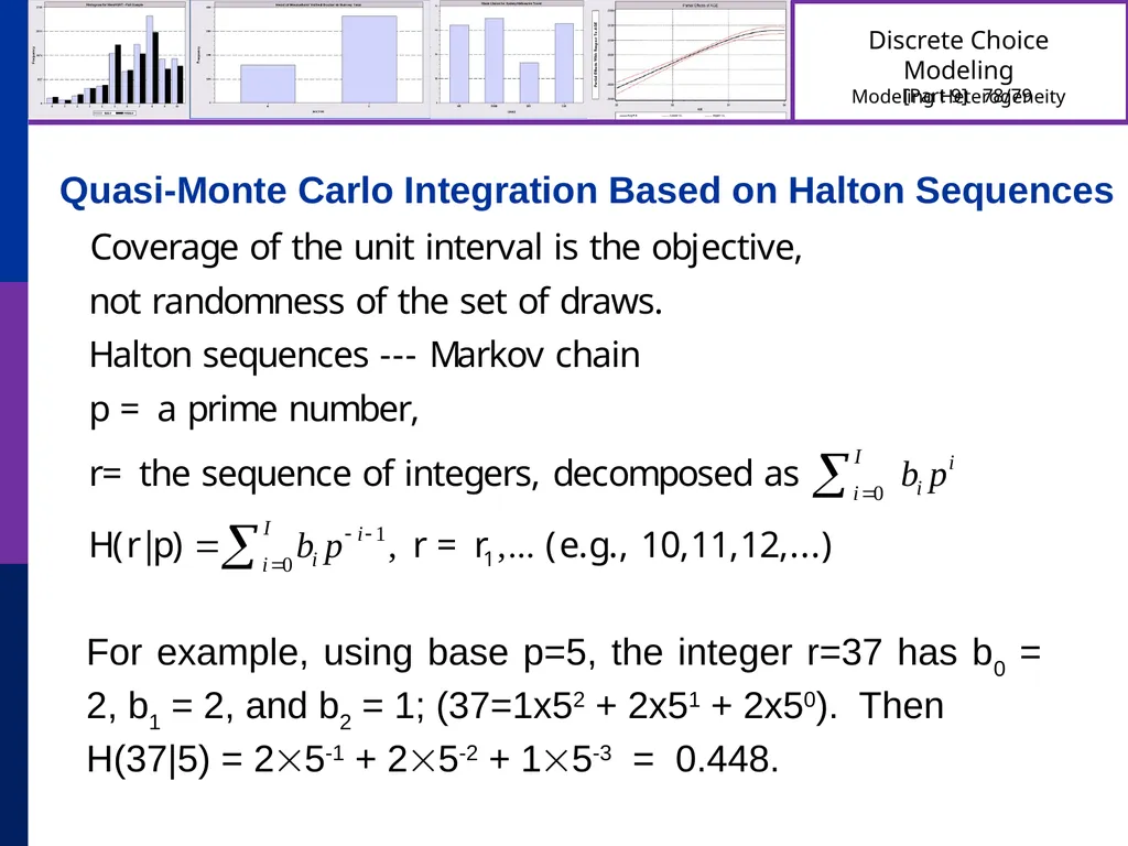 Discrete Choice Modeling William Greene Stern - slide 78 of 79