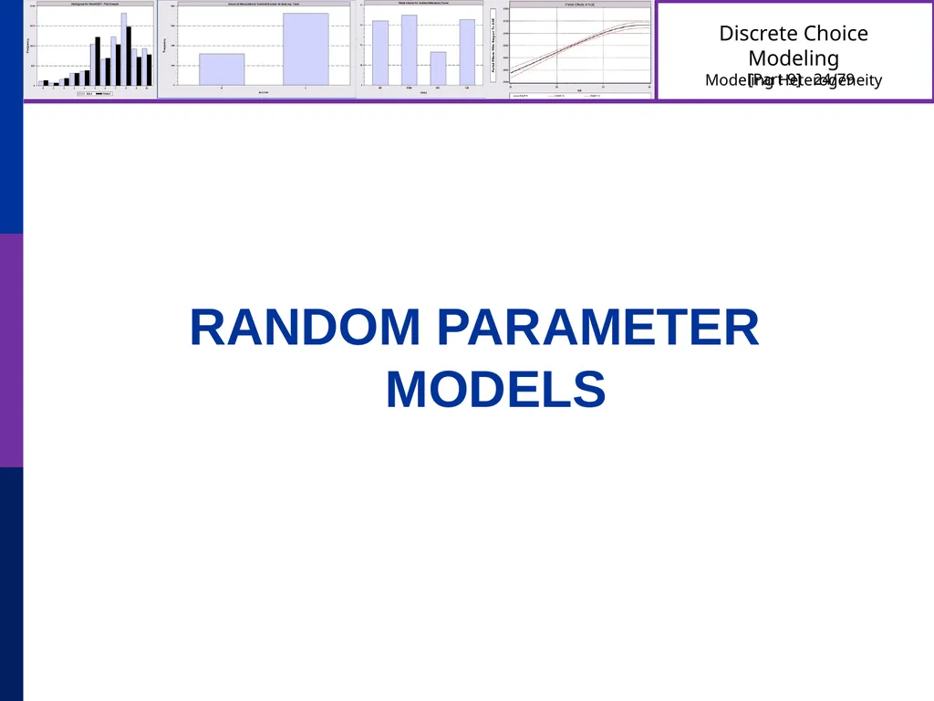 Discrete Choice Modeling William Greene Stern - slide 24 of 79