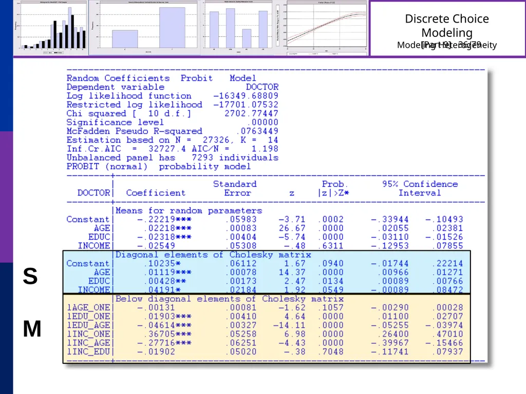 Discrete Choice Modeling William Greene Stern - slide 36 of 79