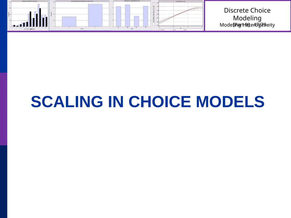 Discrete Choice Modeling William Greene Stern - slide 47 of 79