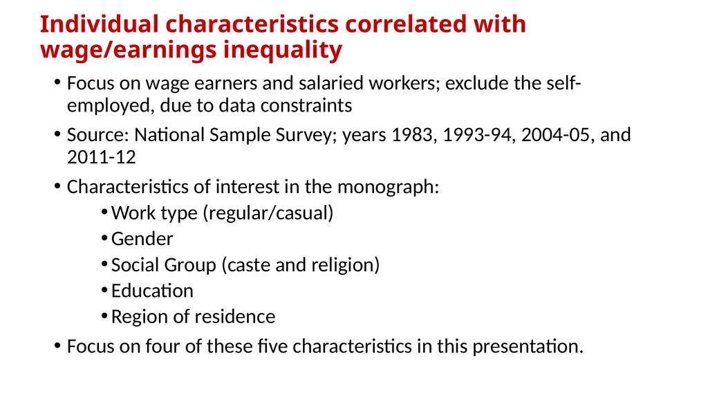 Institute for Human Development Workshop on - slide 5 of 23