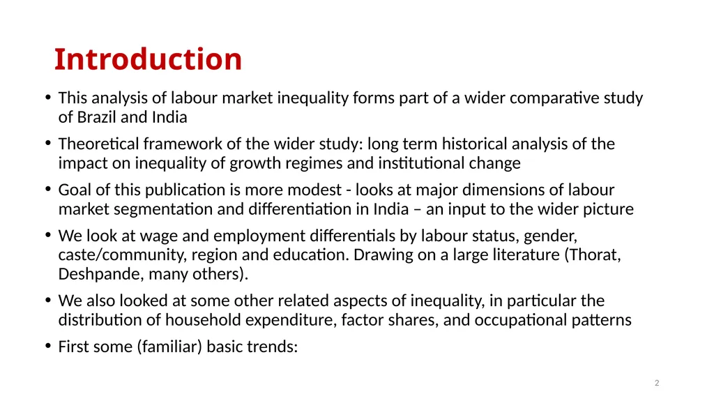 Institute for Human Development Workshop on - slide 2 of 23