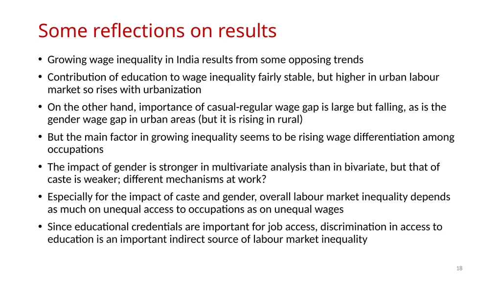 Institute for Human Development Workshop on - slide 18 of 23
