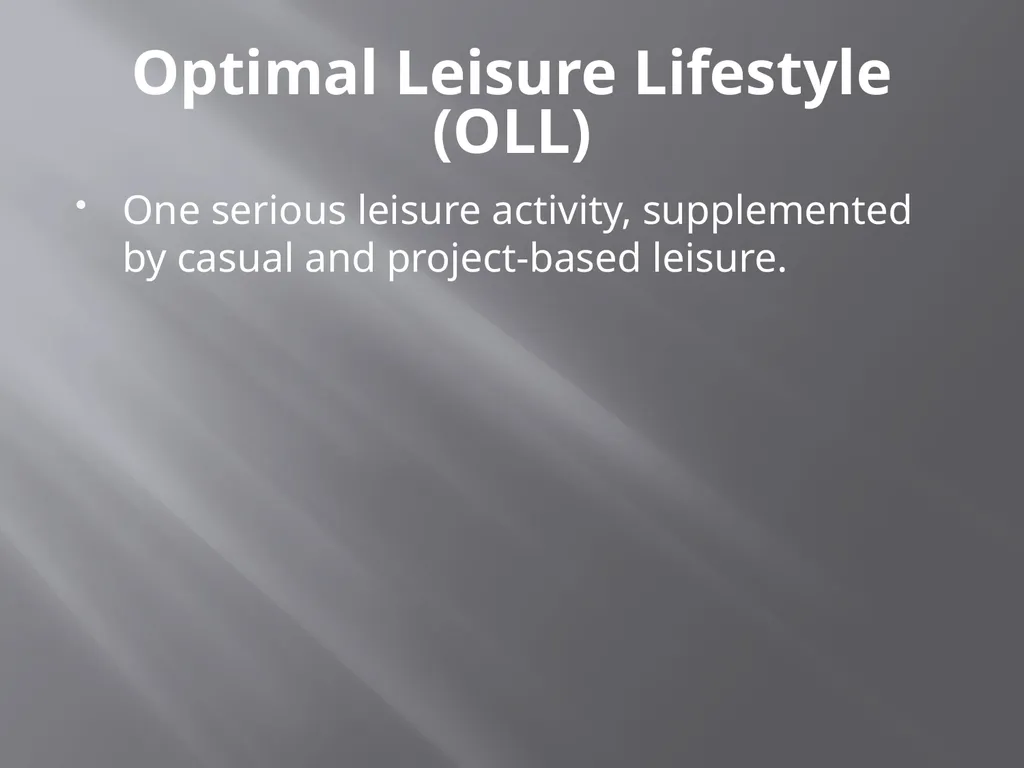 Using the Serious Leisure Perspective in Mental - slide 11 of 36