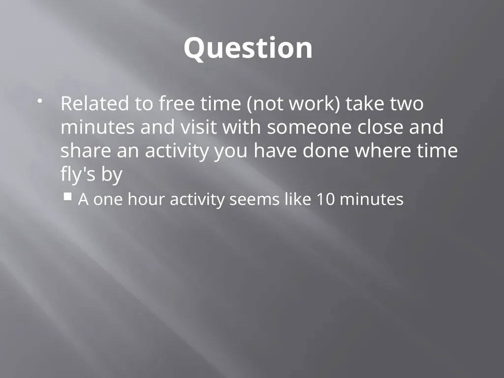 Using the Serious Leisure Perspective in Mental - slide 4 of 36