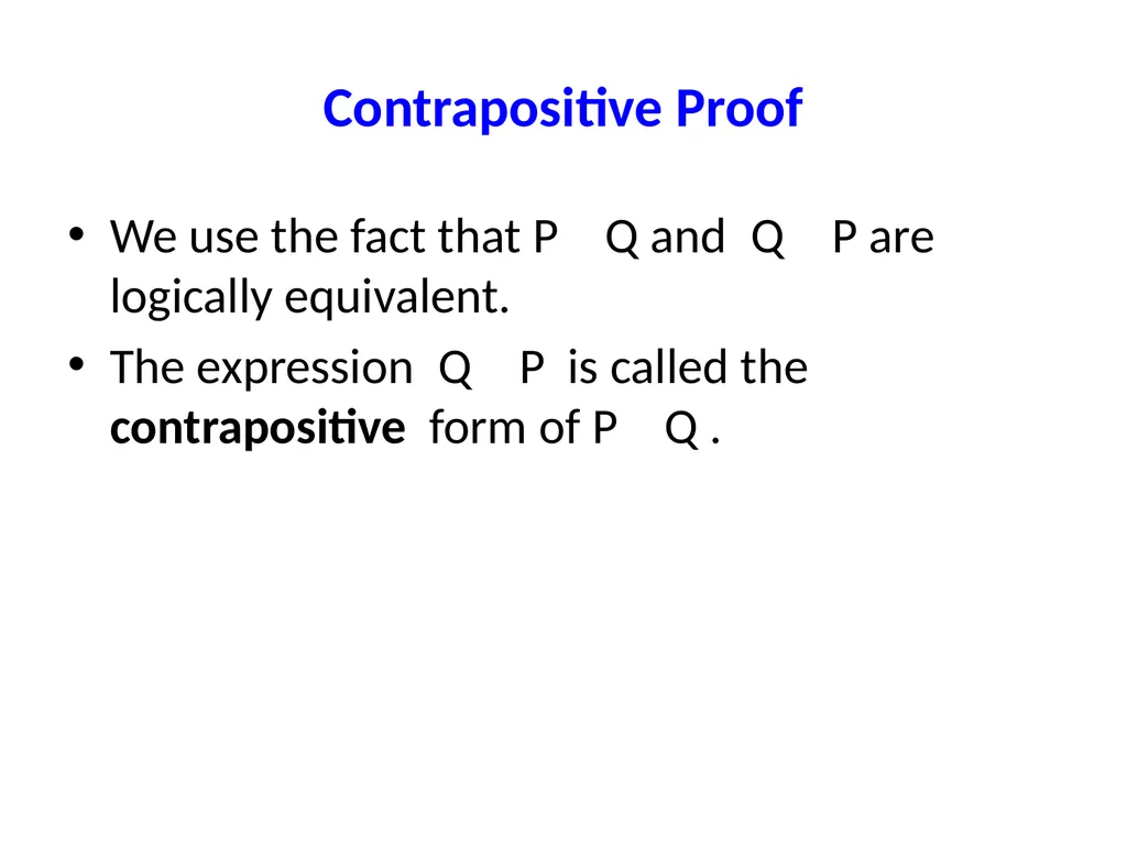 Proofs (Chapter 2) Used some materials from Book - slide 54 of 101