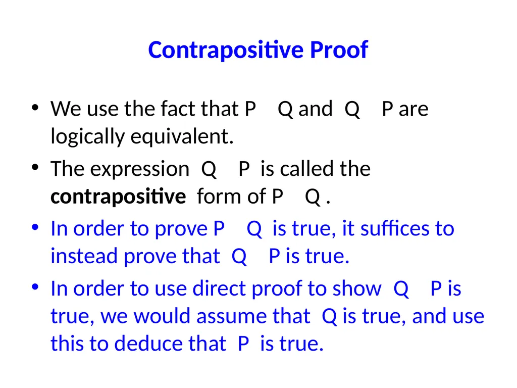 Proofs (Chapter 2) Used some materials from Book - slide 55 of 101