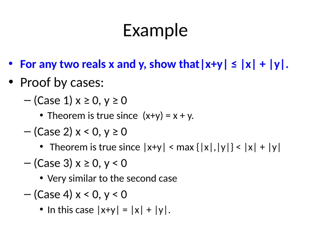 Proofs (Chapter 2) Used some materials from Book - slide 96 of 101