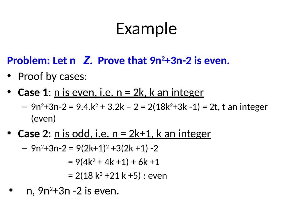 Proofs (Chapter 2) Used some materials from Book - slide 98 of 101