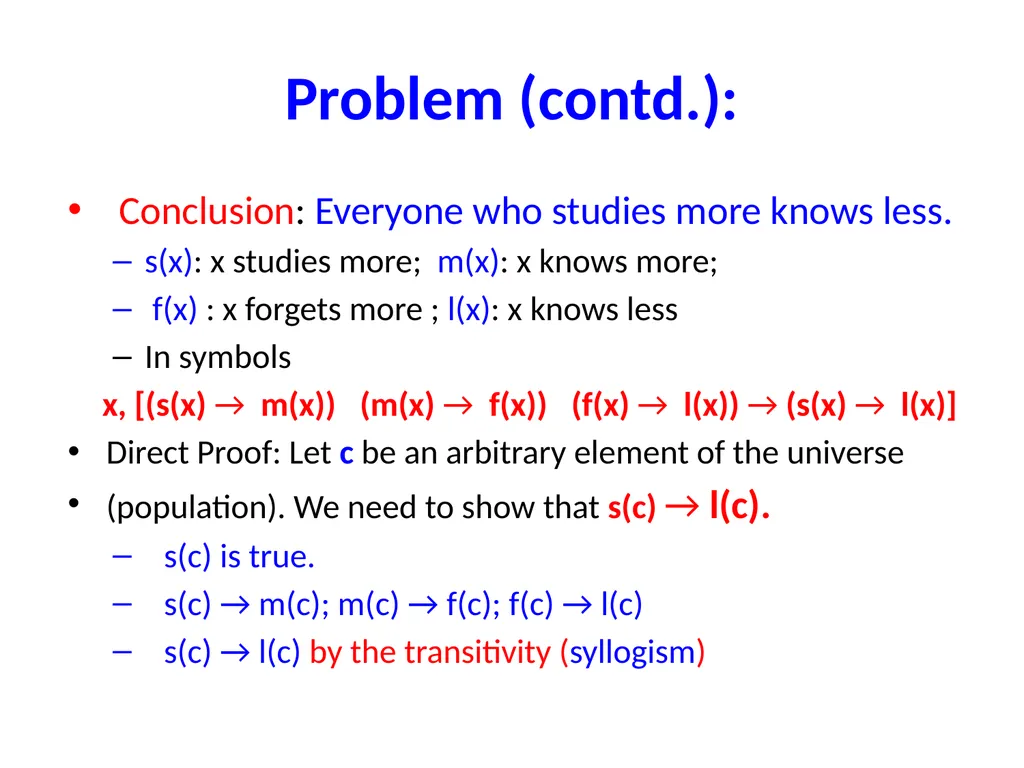 Proofs (Chapter 2) Used some materials from Book - slide 34 of 101