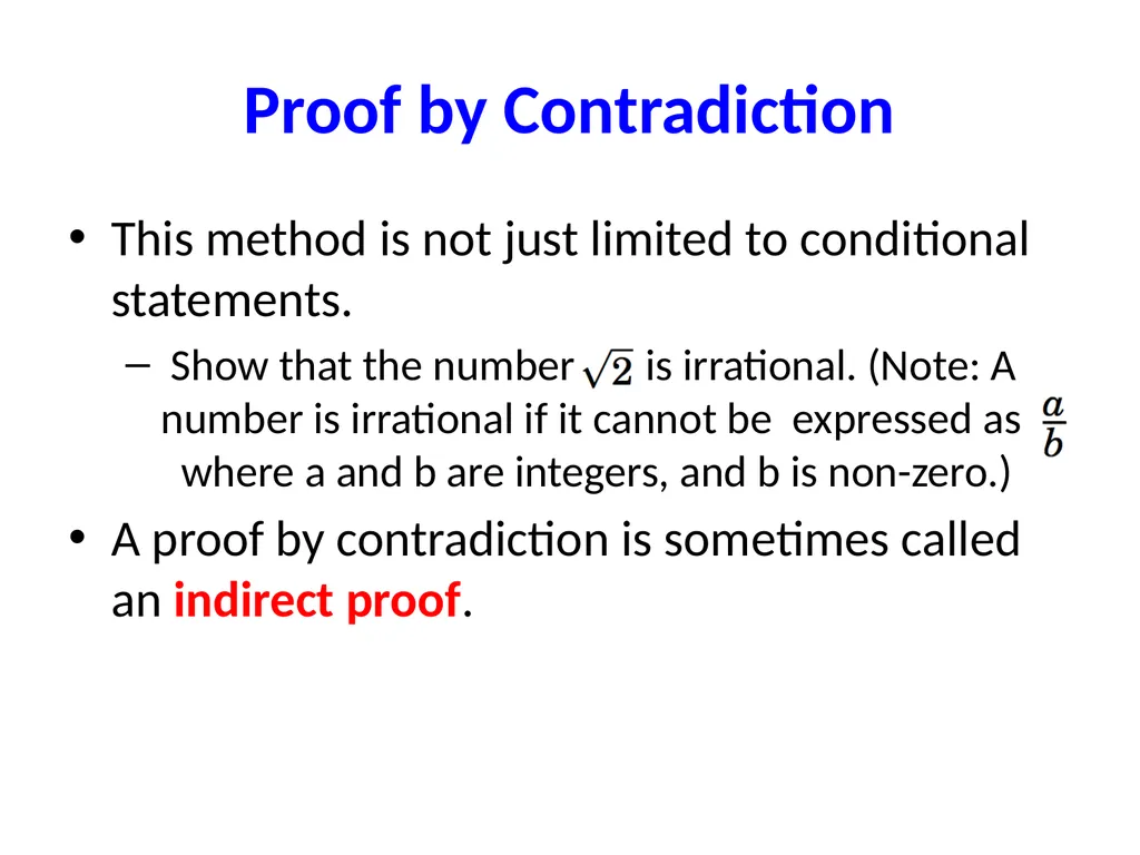 Proofs (Chapter 2) Used some materials from Book - slide 65 of 101