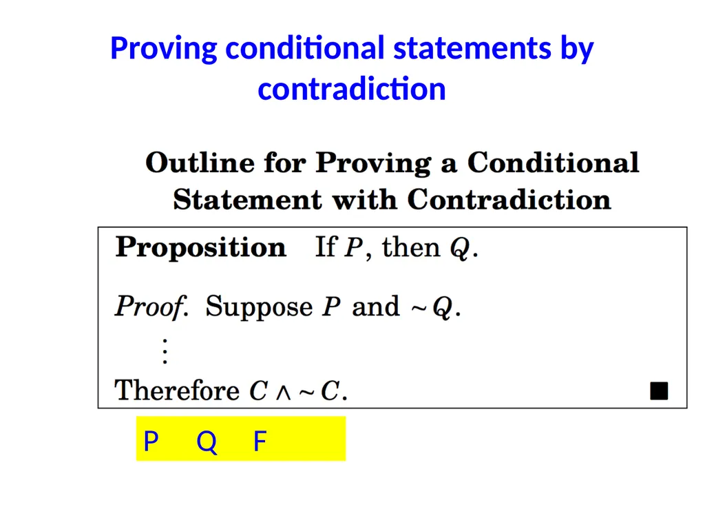 Proofs (Chapter 2) Used some materials from Book - slide 86 of 101