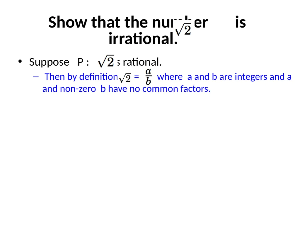 Proofs (Chapter 2) Used some materials from Book - slide 70 of 101