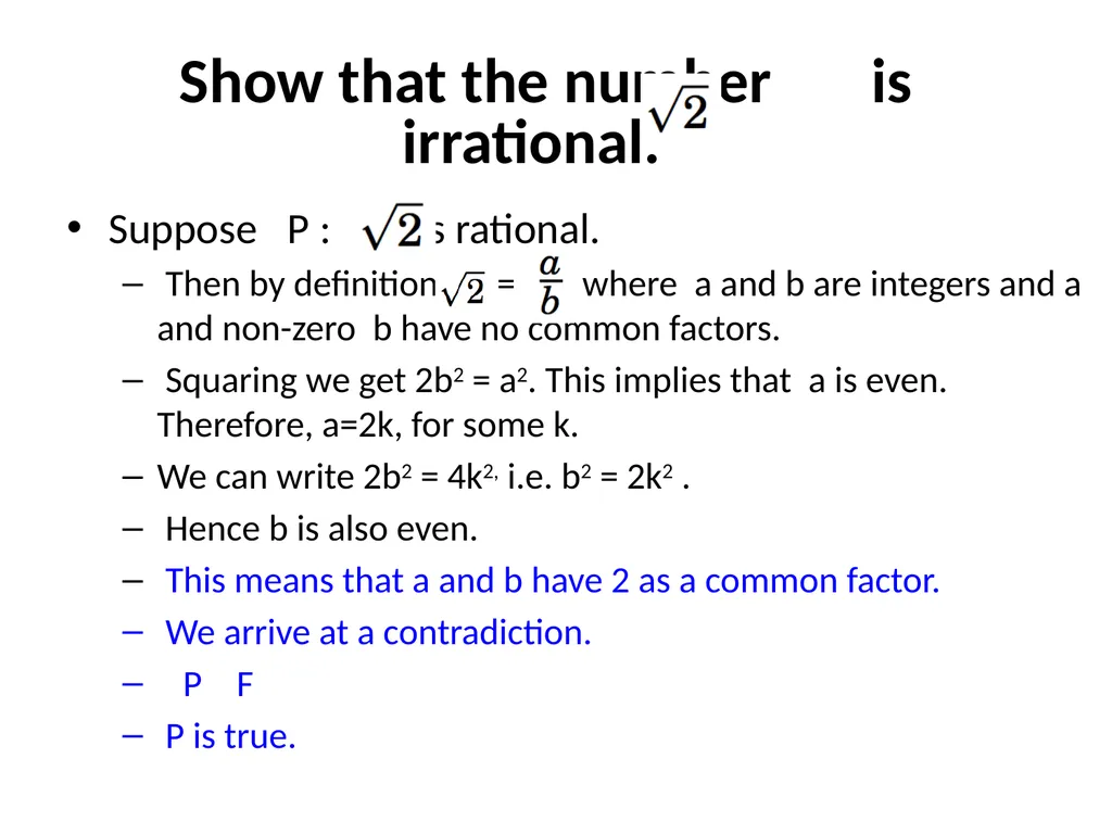 Proofs (Chapter 2) Used some materials from Book - slide 73 of 101
