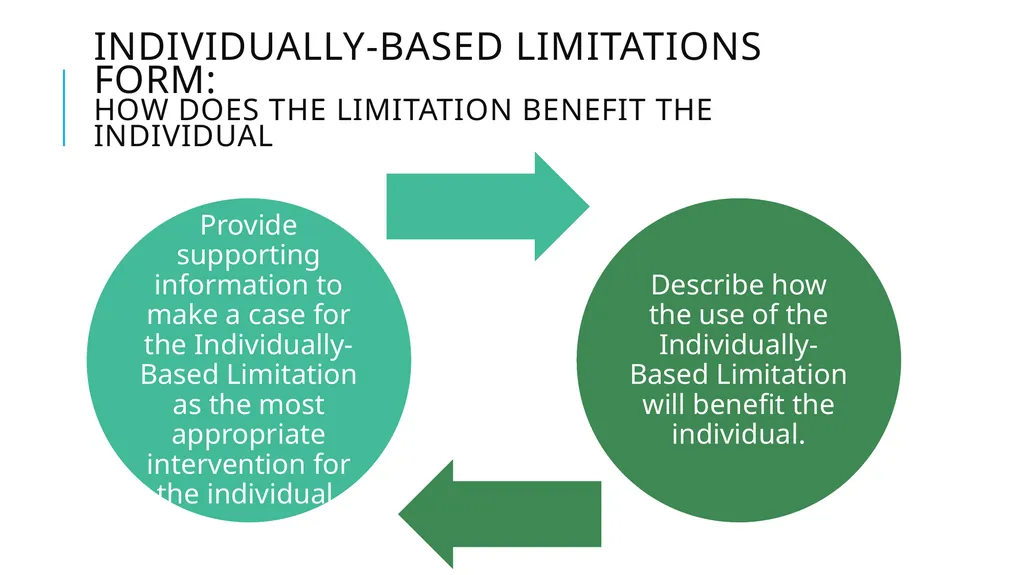 Individually-Based limitations Process and - slide 28 of 40