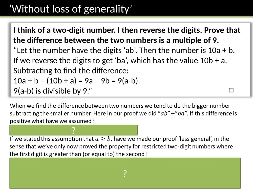 Year 9 Proof Dr J Frost - slide 21 of 24