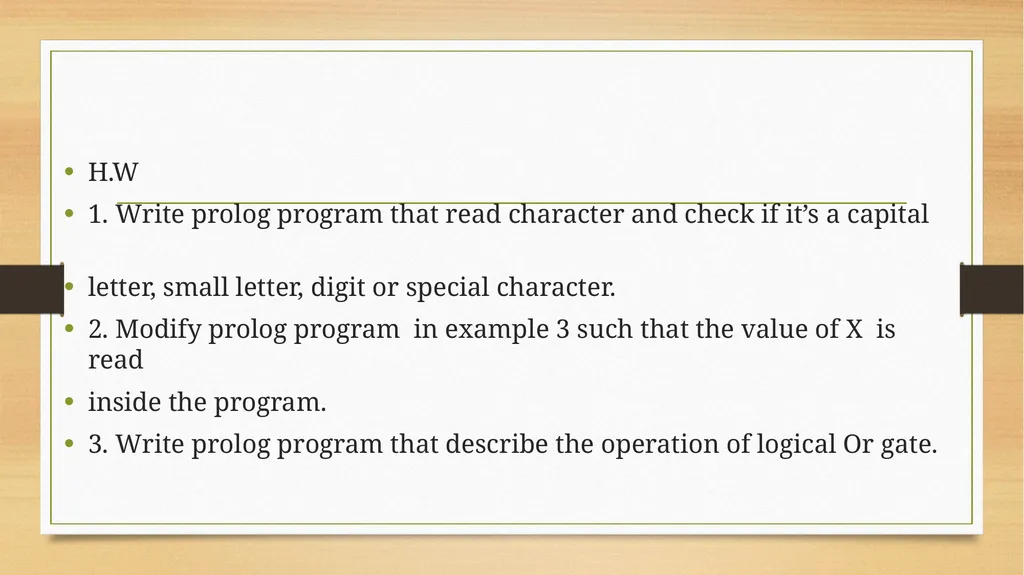 lec2 Prolog language Lec3 By MSC.Noor Hassan More - slide 8 of 8