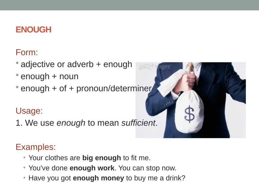 QUANTIFIERS UNCOUNTABLE-NOUNS Little and a Little - slide 10 of 13