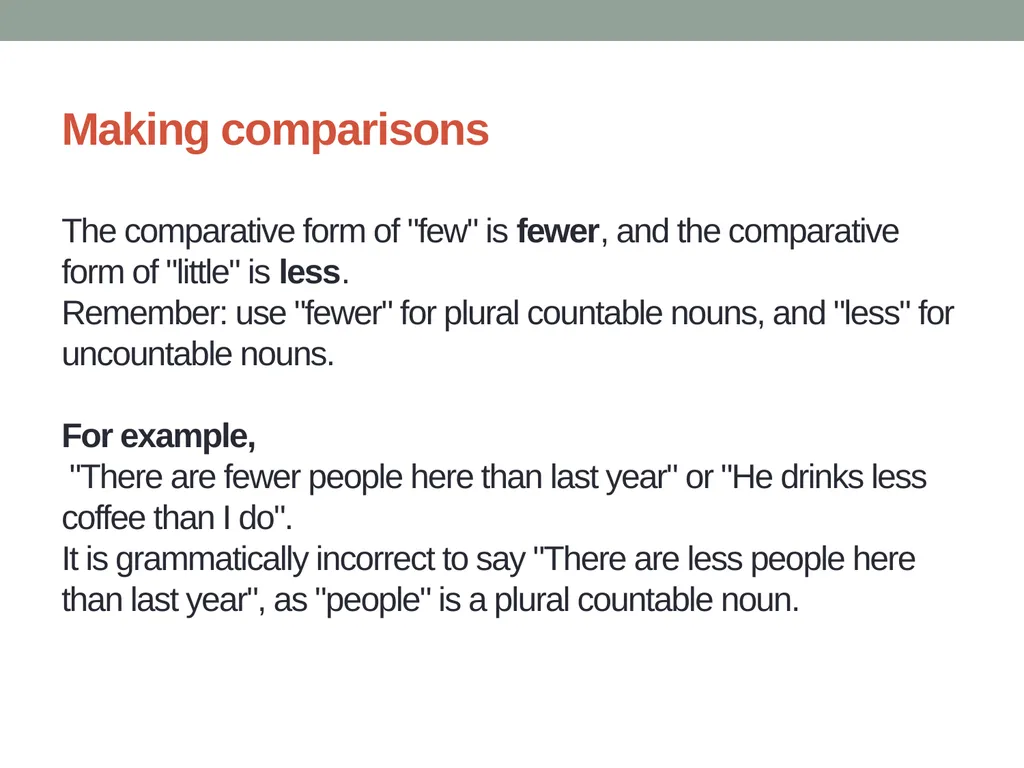 QUANTIFIERS UNCOUNTABLE-NOUNS Little and a Little - slide 7 of 13
