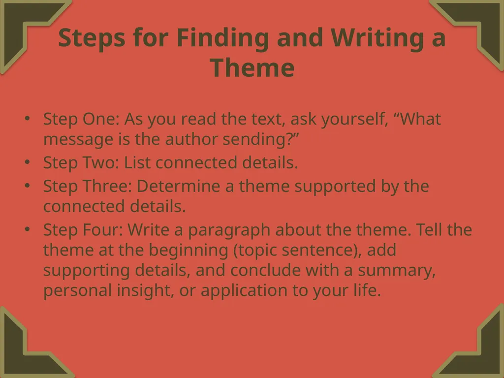 Finding a Theme Featuring “The Three Little Pigs” - slide 4 of 20