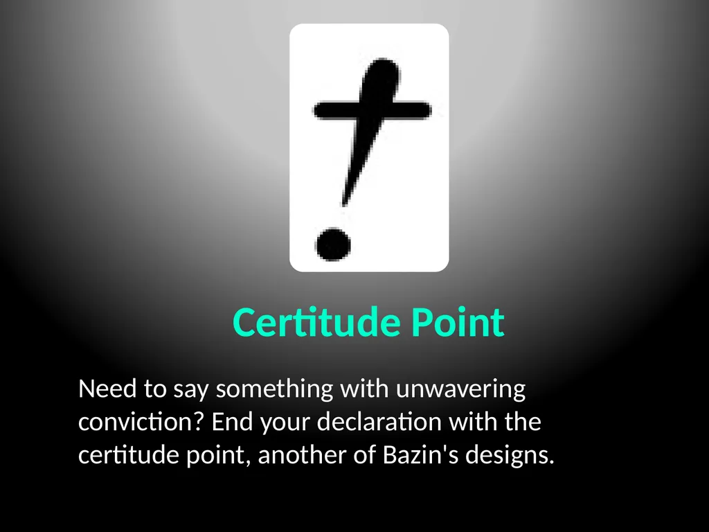 13 Little-Known Punctuation Marks We Should Be - slide 7 of 13