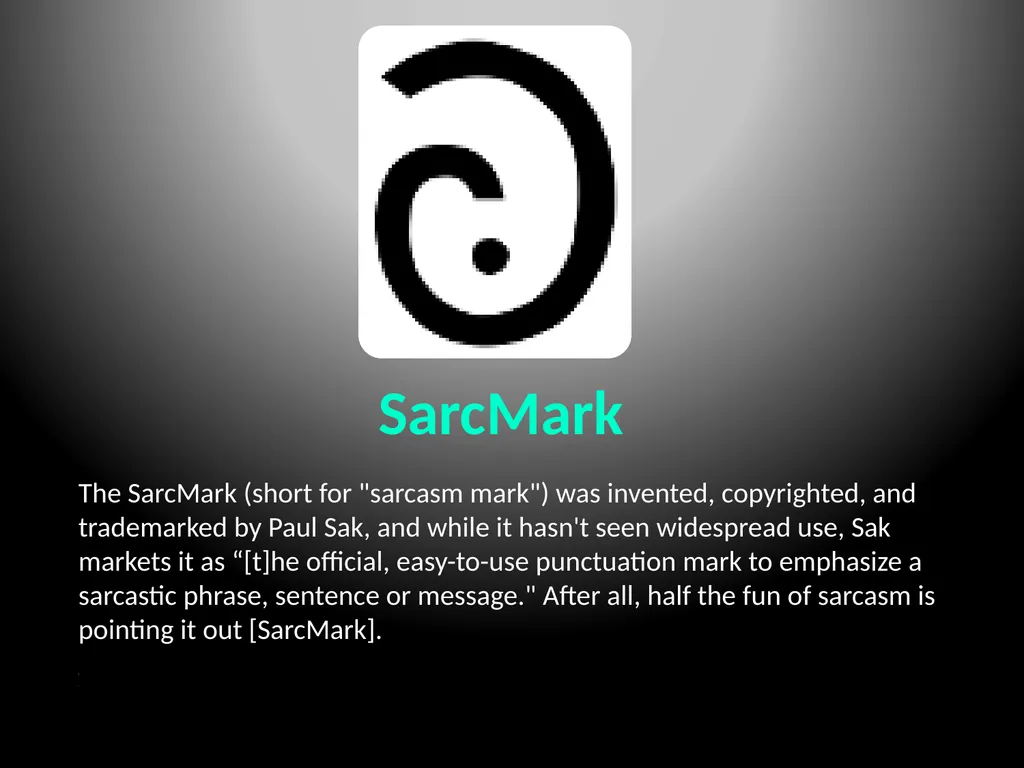 13 Little-Known Punctuation Marks We Should Be - slide 10 of 13