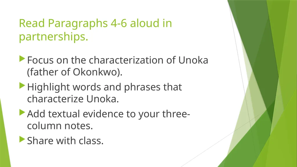 Things Fall Apart Chinua Achebe Get out your - slide 15 of 23