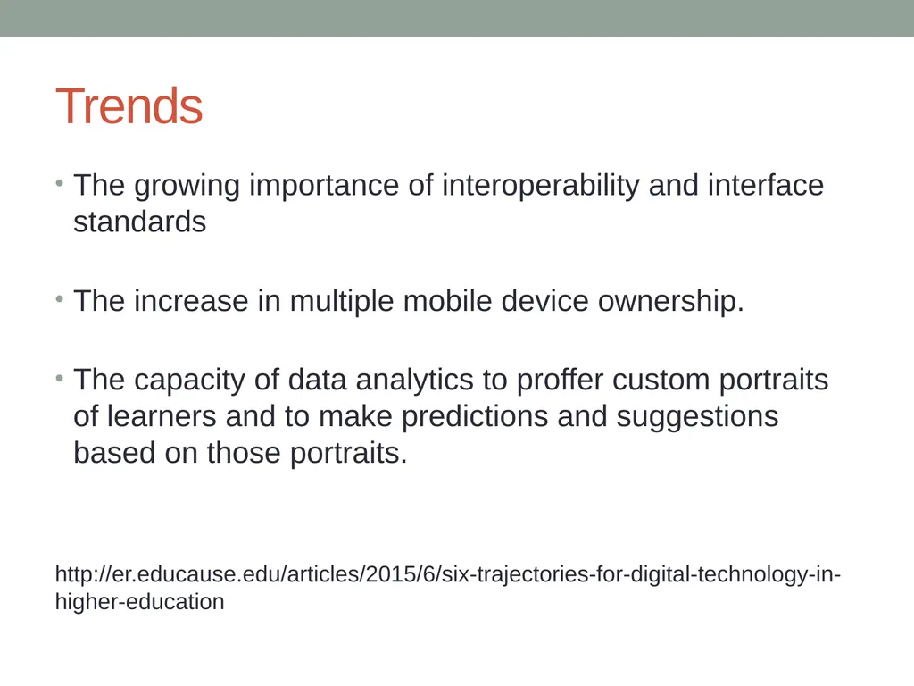 IT Issues & Trends, 2015 Faculty Technology Day - slide 7 of 11