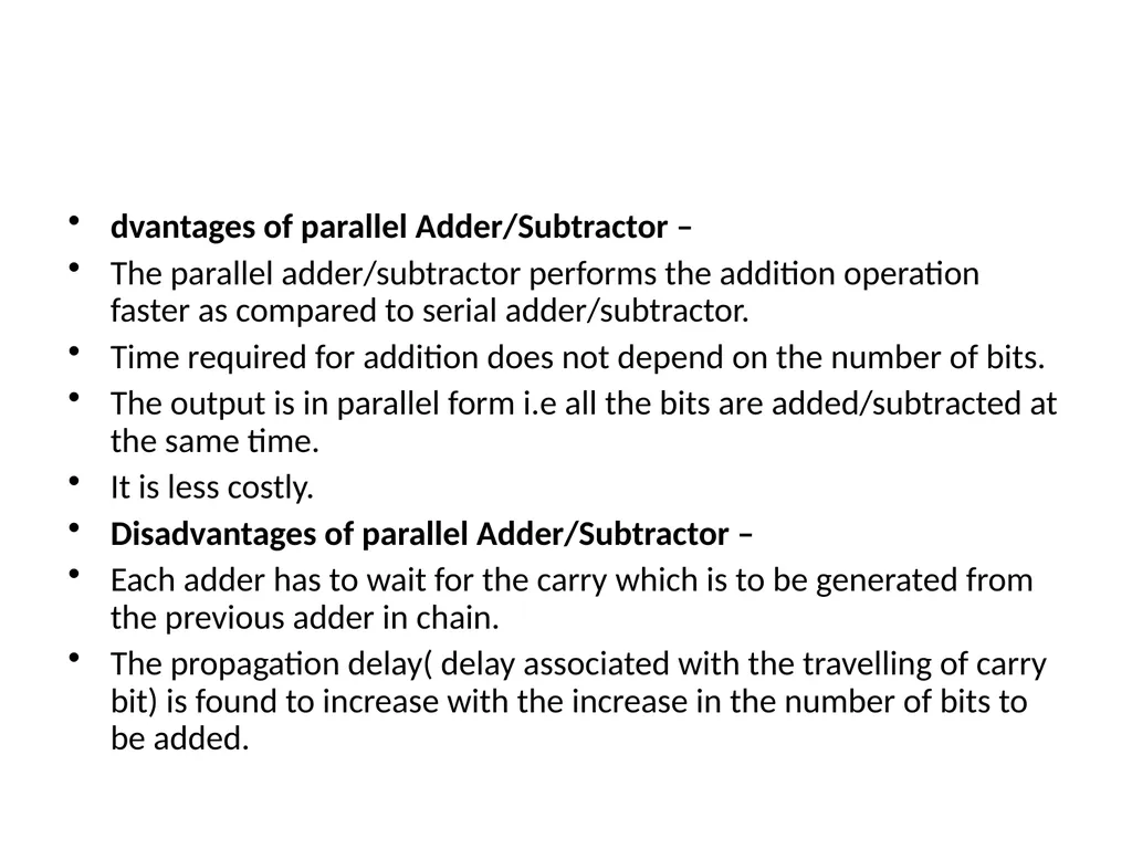 Design of Airthmetic circuits and code converter - slide 14 of 21