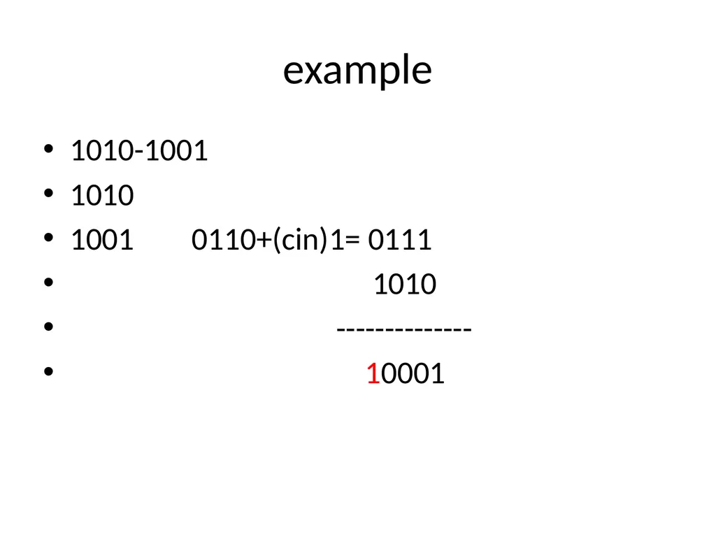 Design of Airthmetic circuits and code converter - slide 13 of 21