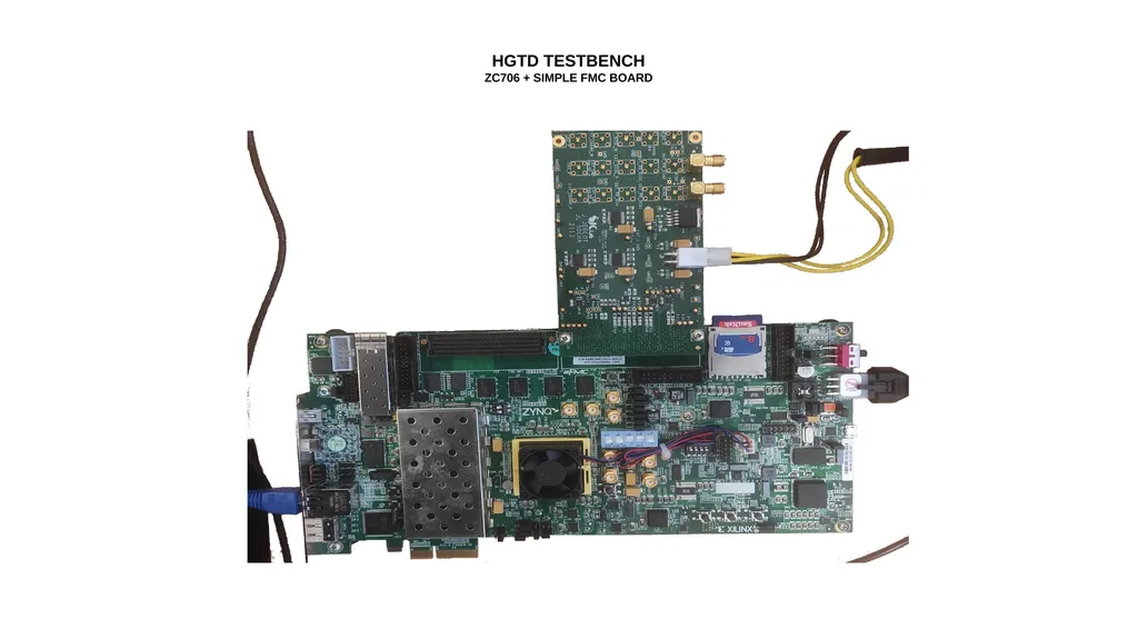 HGTD TESTBENCH ZC706 + SIMPLE FMC BOARD HGTD - slide 1 of 17