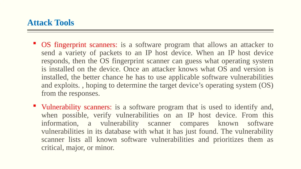 Malicious Attacks, Threats, and Vulnerabilities - slide 7 of 24
