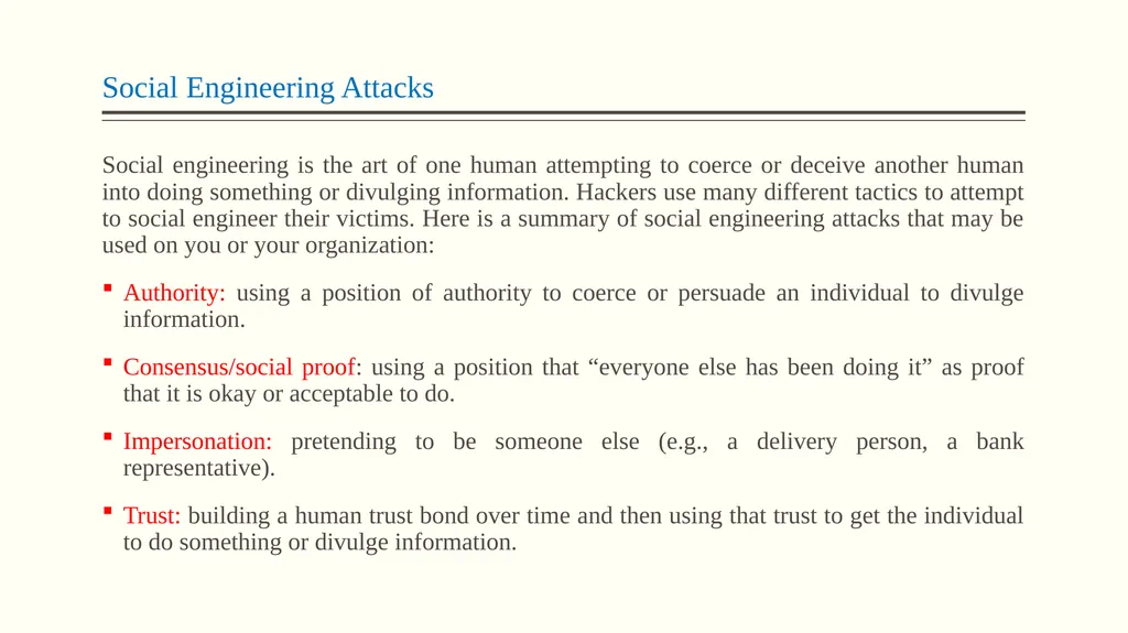 Malicious Attacks, Threats, and Vulnerabilities - slide 19 of 24