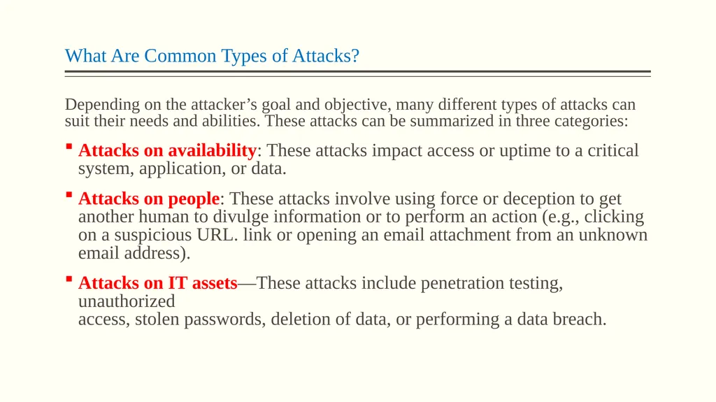Malicious Attacks, Threats, and Vulnerabilities - slide 18 of 24