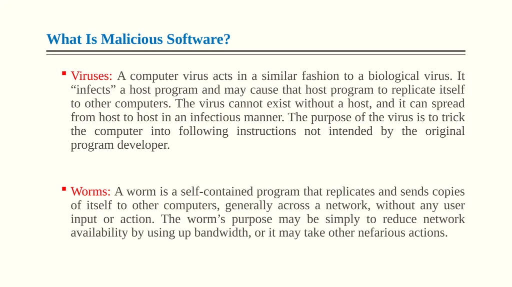 Malicious Attacks, Threats, and Vulnerabilities - slide 15 of 24