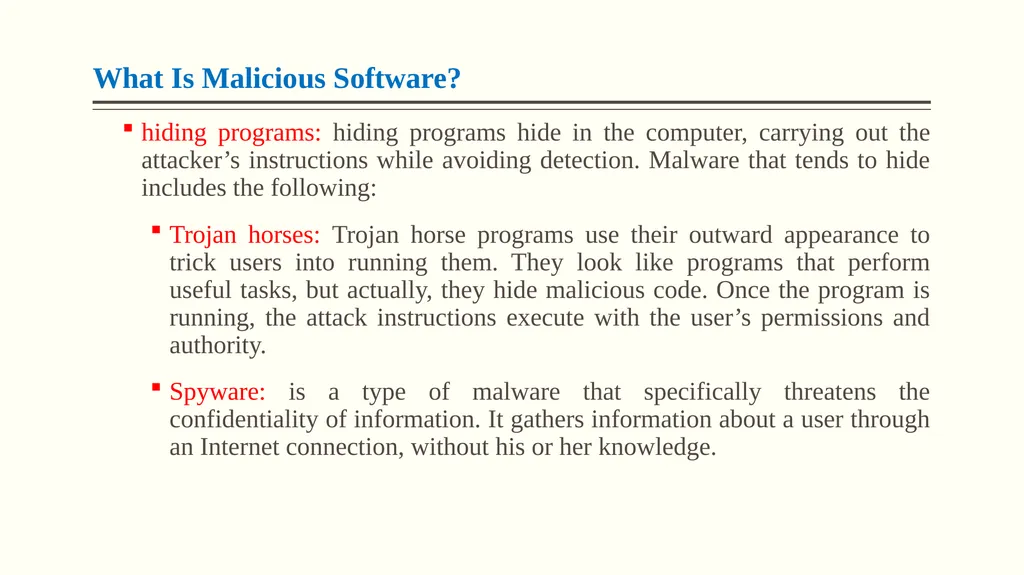 Malicious Attacks, Threats, and Vulnerabilities - slide 16 of 24