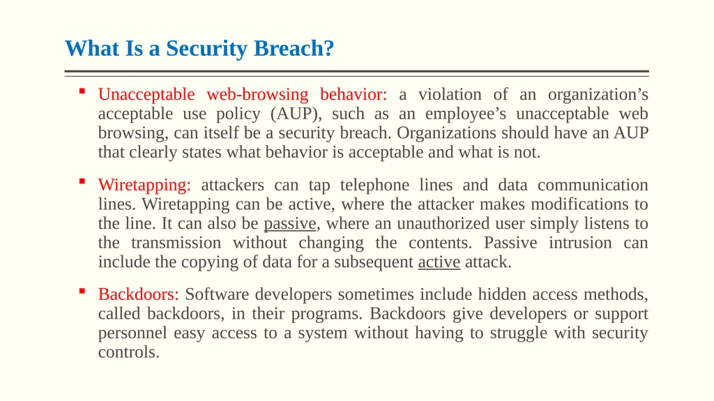 Malicious Attacks, Threats, and Vulnerabilities - slide 10 of 24