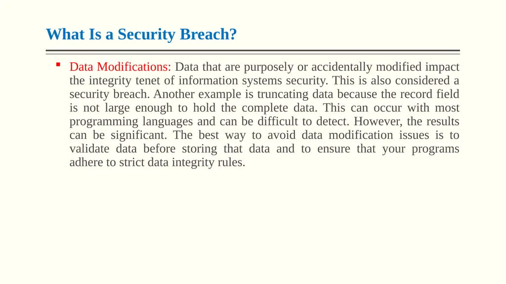 Malicious Attacks, Threats, and Vulnerabilities - slide 11 of 24