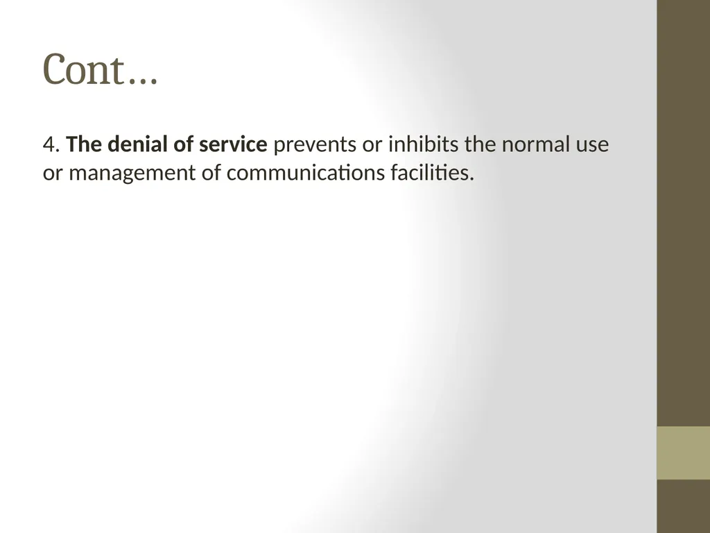 Threats, Attacks And Assets… By: Rachael L. - slide 17 of 21