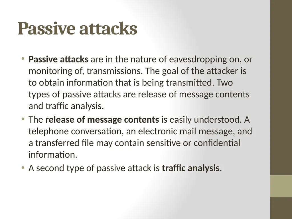 Threats, Attacks And Assets… By: Rachael L. - slide 13 of 21