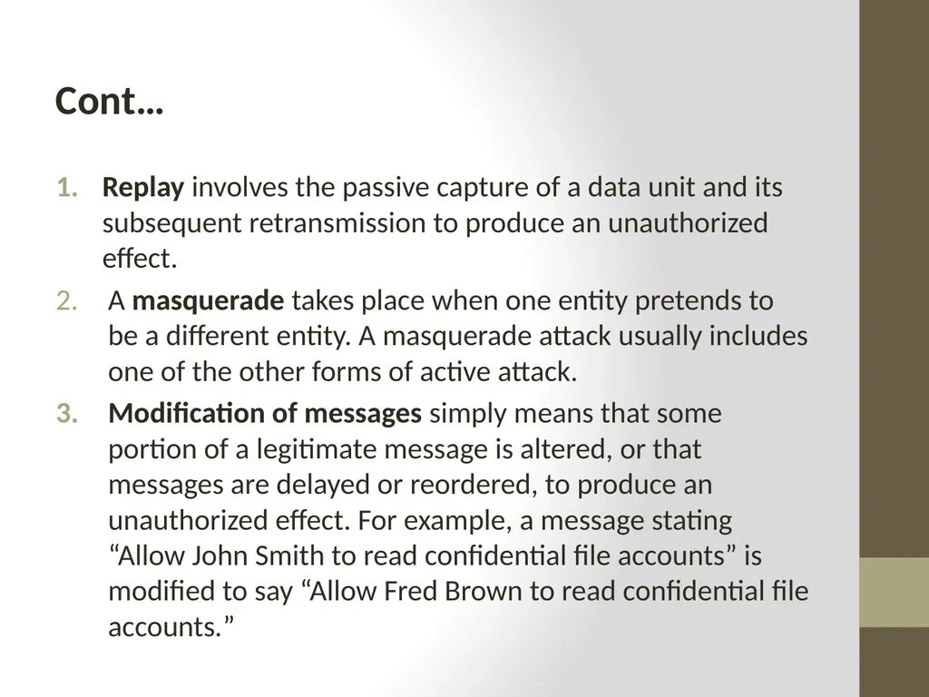Threats, Attacks And Assets… By: Rachael L. - slide 16 of 21
